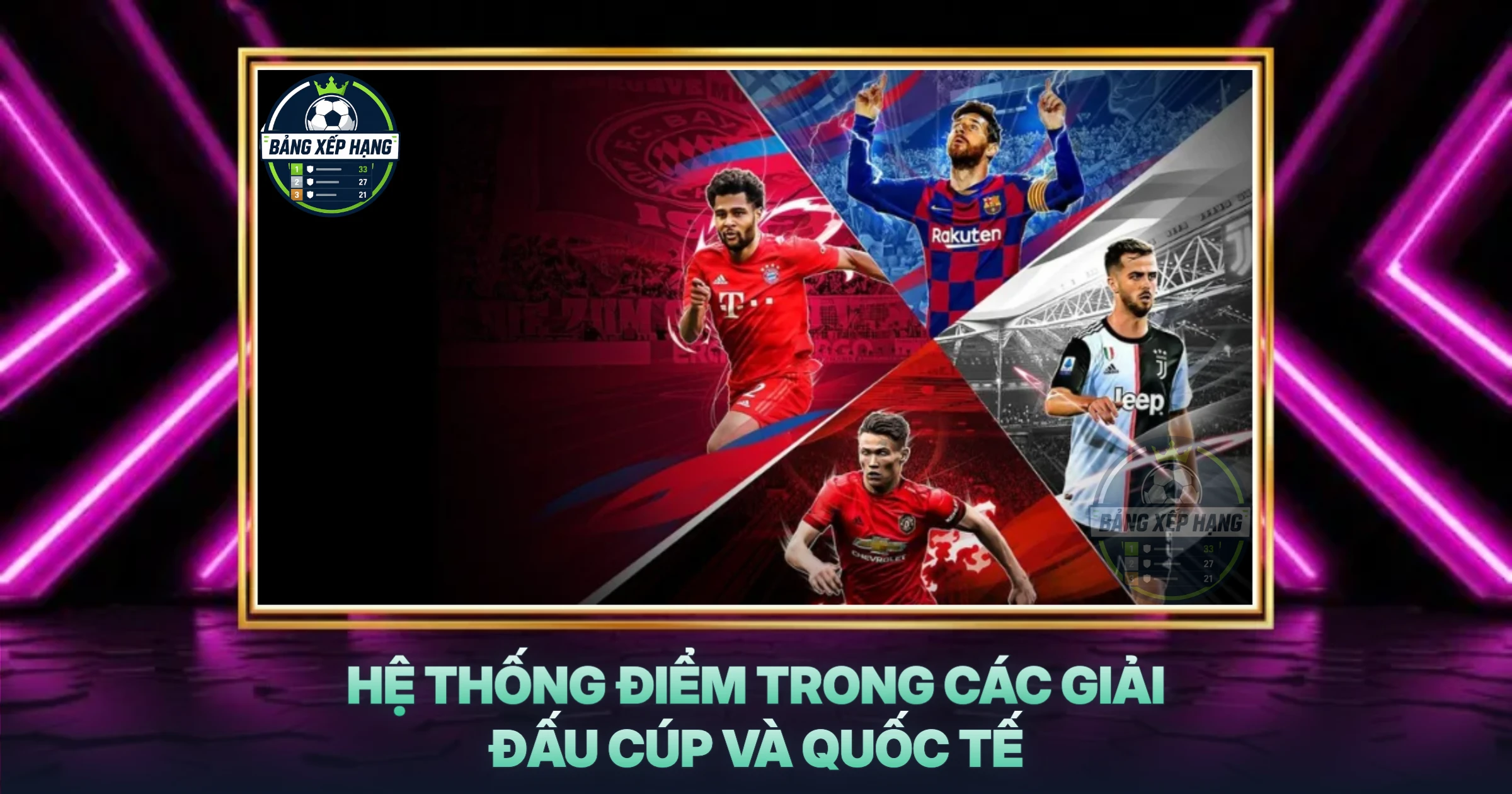 Hệ Thống Điểm Trong Các Giải Đấu Cúp Và Quốc Tế