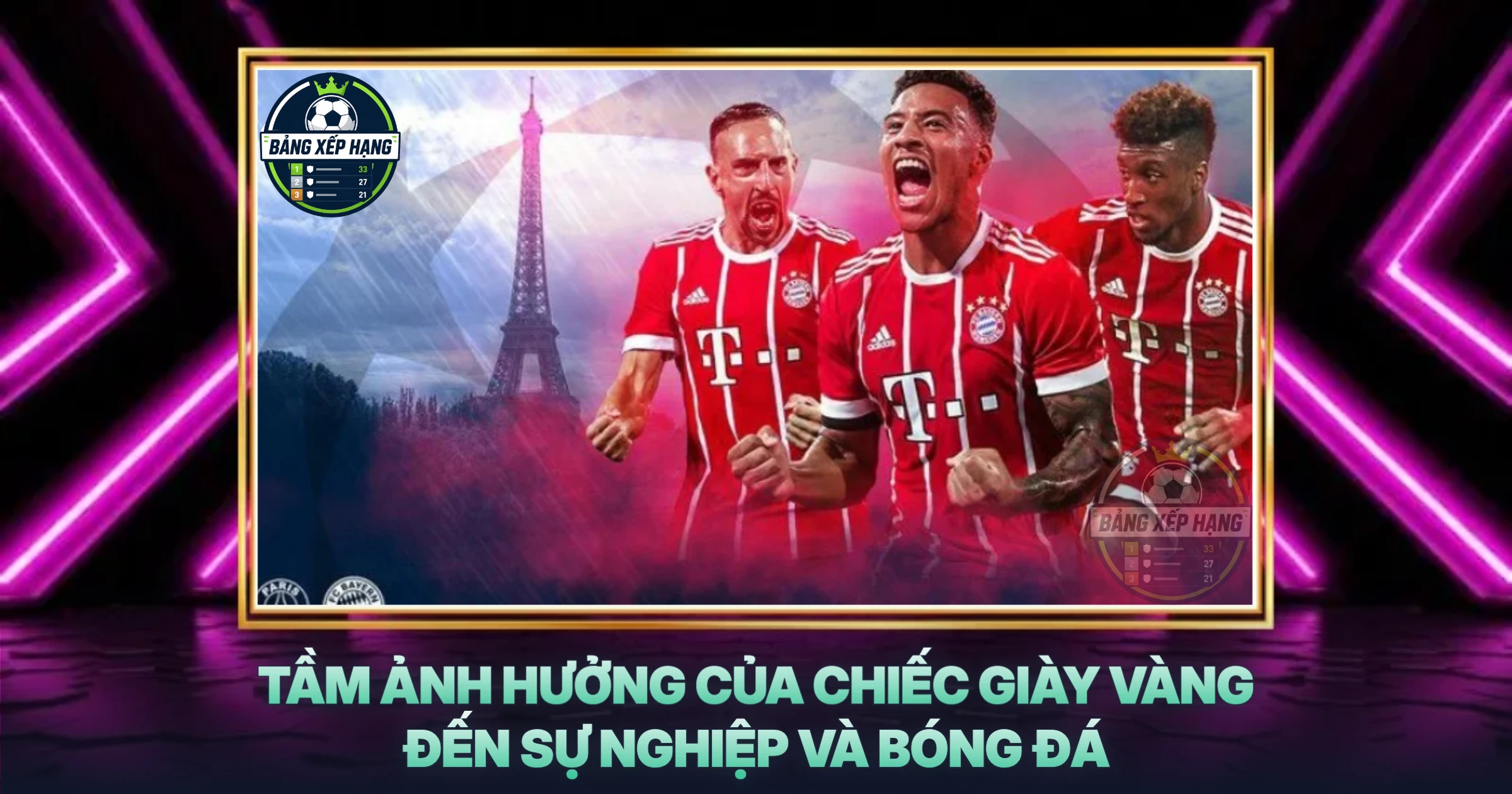 Tầm Ảnh Hưởng Của Chiếc Giày Vàng Đến Sự Nghiệp Và Bóng Đá